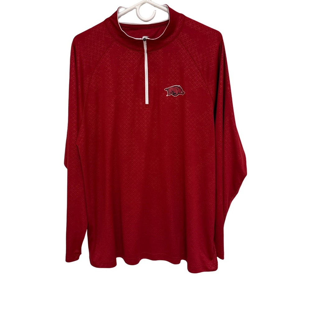 Arkansas Razorbacks Colosseum Quarter Zip Pullover Men’s Large